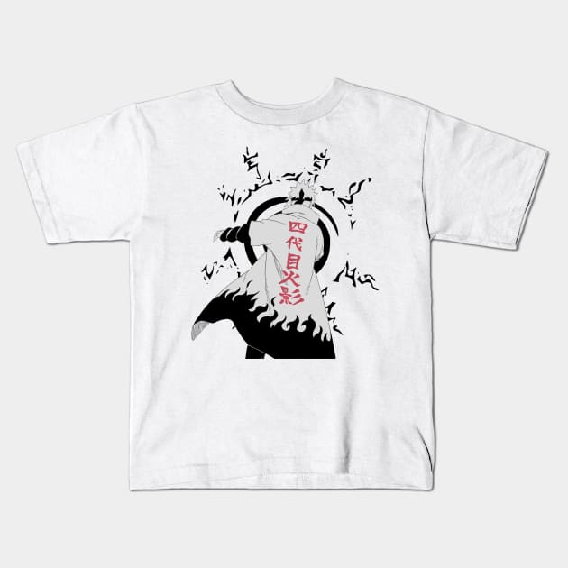 The Forth Hokage Kids T-Shirt by Antagonist